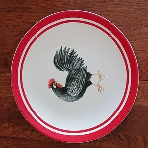 Certified International Susan Winget Homestead Rooster Dinner Plate b925